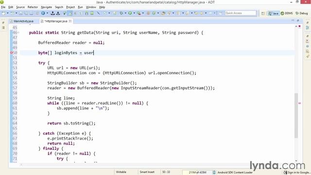 03 07 security (Connecting Android Apps to RESTful Web Services) смотреть онлайн