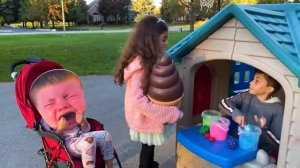 Забавная история про ребенка и мороженое | Хайди и Зидан