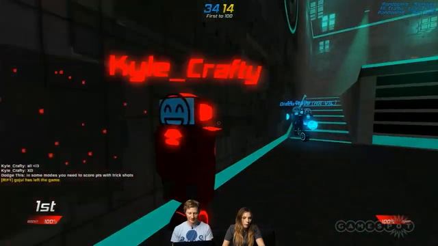 Robot Roller-Derby Disco Dodgeball Highlights - Multiple Players смотреть онлайн