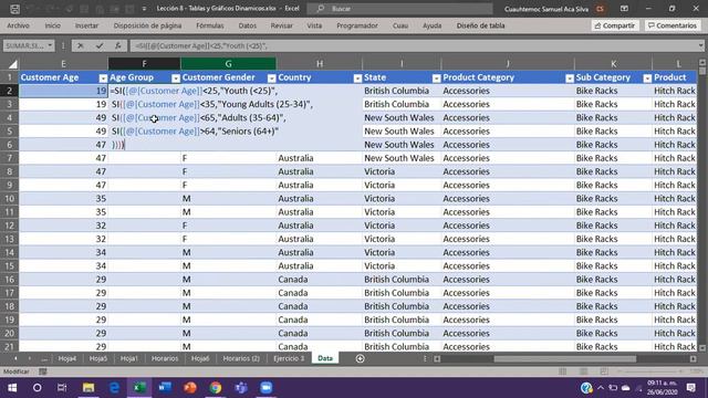 Excel AAABD - Clase 12 - Viernes 26 de Junio смотреть онлайн