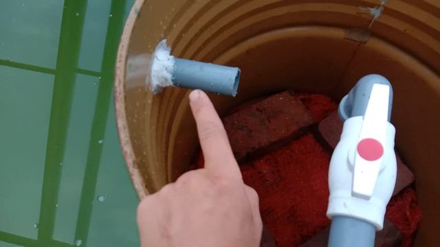 Простой фильтр для пруда / Фильтр для пруда из бочки