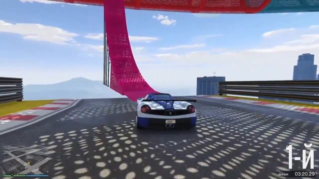 АВТО-МОТО ПАРКУР НА АЗИАТСКИХ ГОНКАХ В GTA ONLINE (ГТА 5 ОНЛАЙН) смотреть онлайн