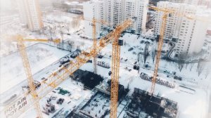 ЖЕЛТЫЕ ГИГАНТЫ! Башенные краны POTAIN. Реновация Люблино