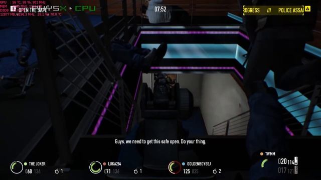Payday 2 Online Gameplay Max Settings 1080p ASUS G750JW NVIDIA GTX 765m смотреть онлайн