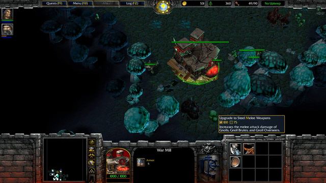 WarCraft 3: Dwarf Campaign 02 - City of the Seven Mithril Golems (Part 1) смотреть онлайн