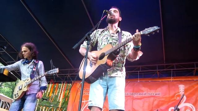 Василий Уриевский и Михаил Гардин - Блюз. Грушинский фестиваль 02.07.2016г Самара смотреть онлайн