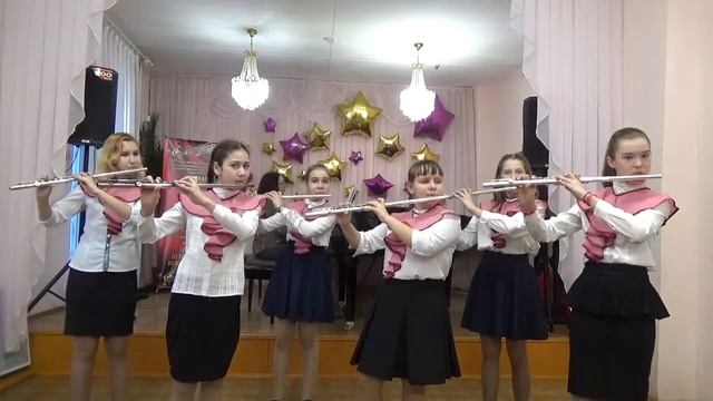 ансамбль флейтистов "Серенада" смотреть онлайн