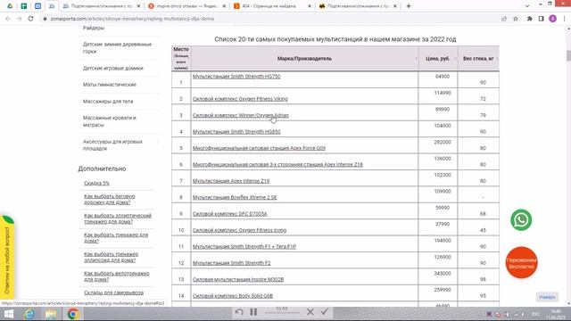 Подтягивания/отжимания с противовесом Inspire DMCD отзывы и обзор репутации в интернете смотреть онлайн