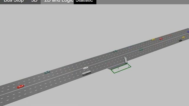 А30 Автобусная стоянка на дороге с 2-мя проезжими частями смотреть онлайн