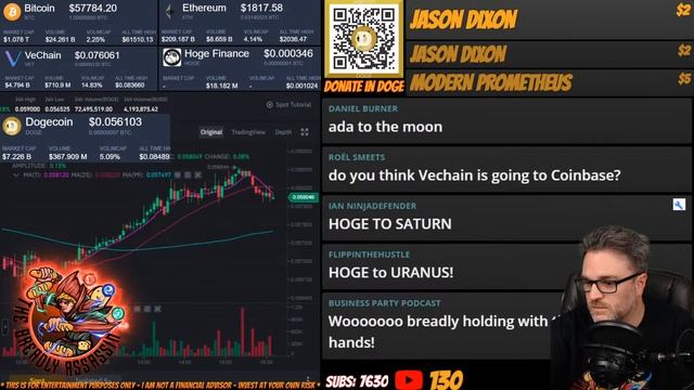 Hoge Finance - Cardano - Chainlink - Vechain - News and Updates! смотреть онлайн