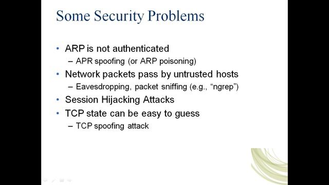 Packet Sniffing , Session Hijacking , ARP Spoofing pptx смотреть онлайн