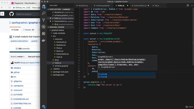 35 GraphQL Subscription Basics смотреть онлайн