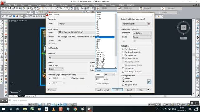 How to setup layout scale for print A0 & A1 as professional way смотреть онлайн