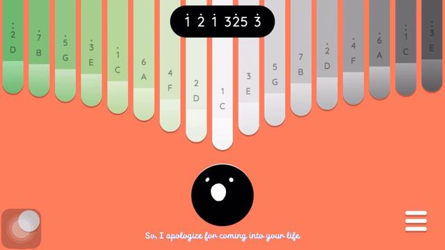 The Ones We Once Loved By Ben&Ben Kalimba Cover With Easy Tabs (Keylimba App)