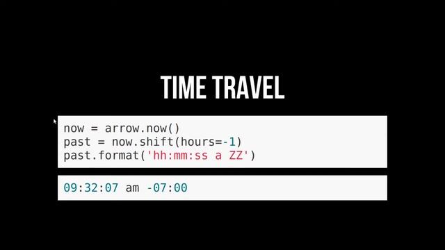 Python Arrow Library Tutorial смотреть онлайн