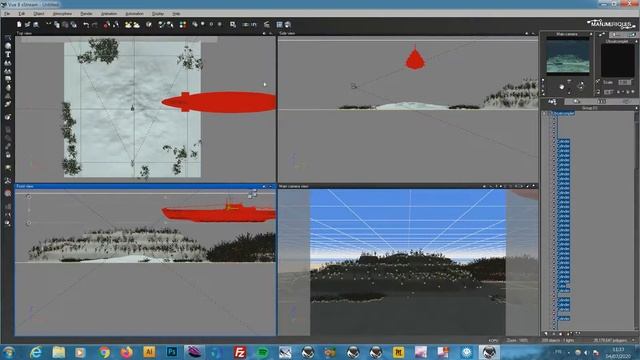 Construire facilement une scène sous-marine avec un Uboat sur Vue 8 смотреть онлайн