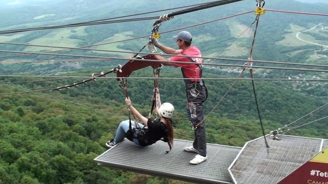 Самые высокие качели в Адыгее смотреть онлайн