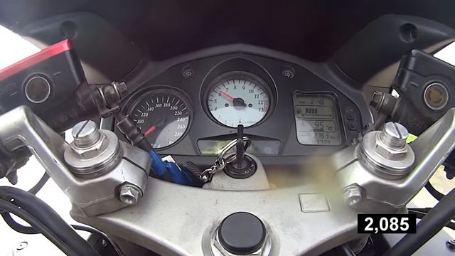Honda VFR 800 acceleration 0-100/200 km/h смотреть онлайн