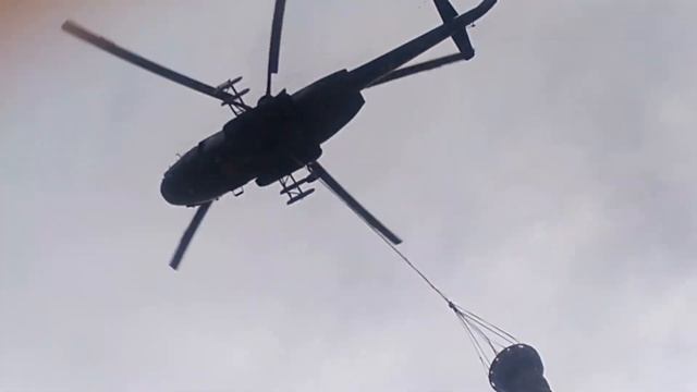 Тренировка по тушению лесных пожаров с экипажами вертолетов смотреть онлайн