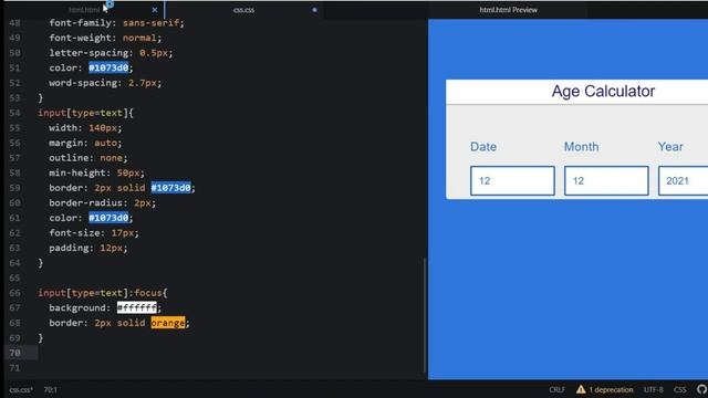 Javascript Age Calculator | Calculate Age from Date of Birth смотреть онлайн
