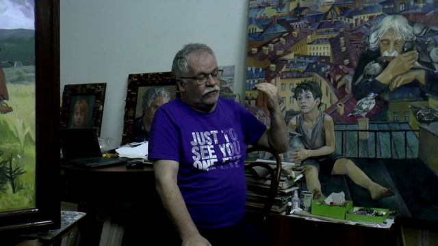 В мастерской художника Андрея Фёдорова (серия 2) #Андрей_Фёдоров #Живопись #Мастерская_художника смотреть онлайн