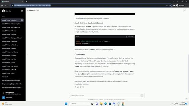install python 3 redhat смотреть онлайн