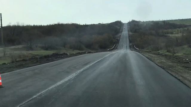 Ремонт трассы Харьков -Ростов-на-Дону , участок Горняк-Антрацит смотреть онлайн