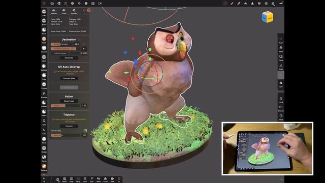 NOMAD 1.6.2 TO PROCREATE 5.2 – with New UV unwrapping смотреть онлайн