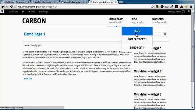 Replacing sidebars in WordPress смотреть онлайн