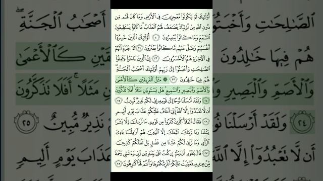 Al-Quran Recitation | Juzu 12 | Page 224 | Surah Surah Hud Verse 20-28 | Qari Yasser ad-Dussary смотреть онлайн