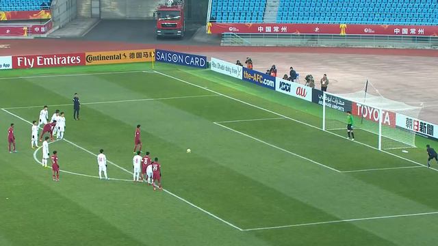 Akram Afif scores the first goal of the semi-finals for Qatar from the penalty spot! смотреть онлайн