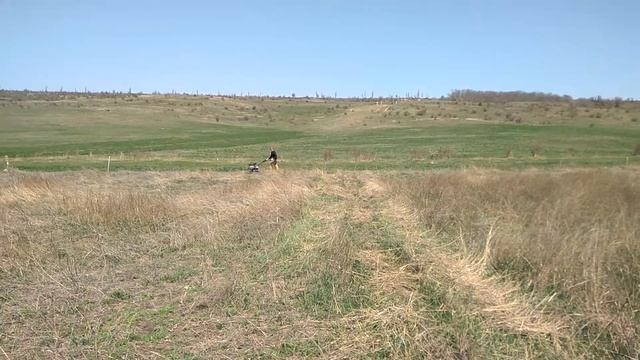 Косим траву мотоблоком смотреть онлайн