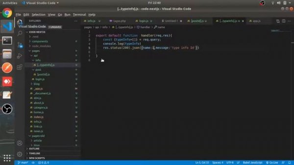 Api Dynamic Routes & Api Database Connection | #21 | Next js tutorial in Hindi