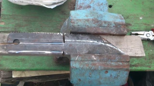 Финский нож своими руками из мех-пилы металл Р6М5 часть-1