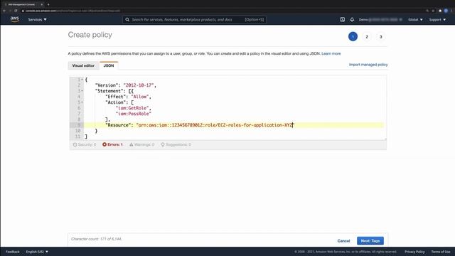 Demo: Use IAM Access Analyzer Policy Validation to Set Secure and Functional Policies смотреть онлайн