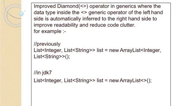 Java7 New Features смотреть онлайн