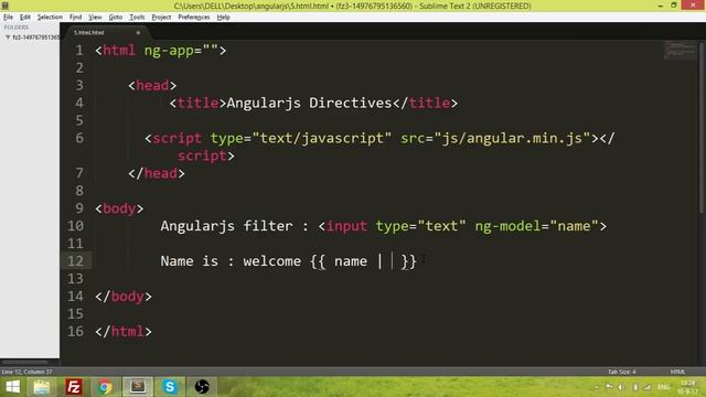 how to use angularjs filters смотреть онлайн