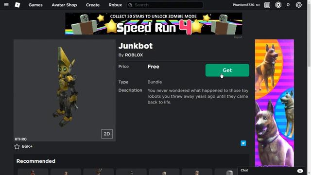 Как получить скин Junkbot Roblox смотреть онлайн