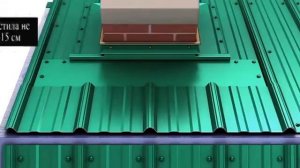 Монтаж кровли из профлиста ...