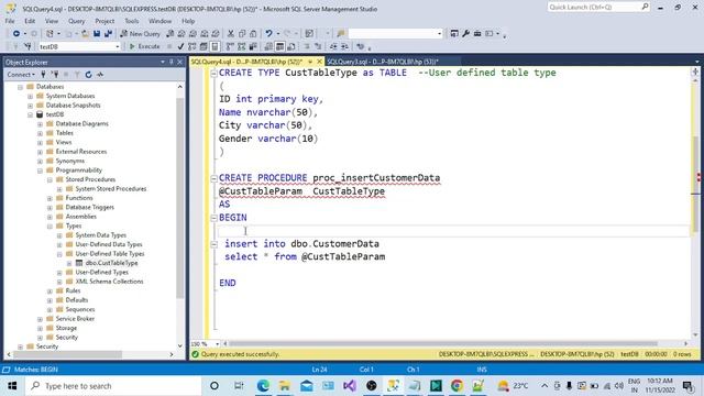 Table Valued Parameters in Stored Procedures | SQL | SQL Training Sessions смотреть онлайн