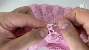 Овальная скатерть крючком, Сакура, 25-28