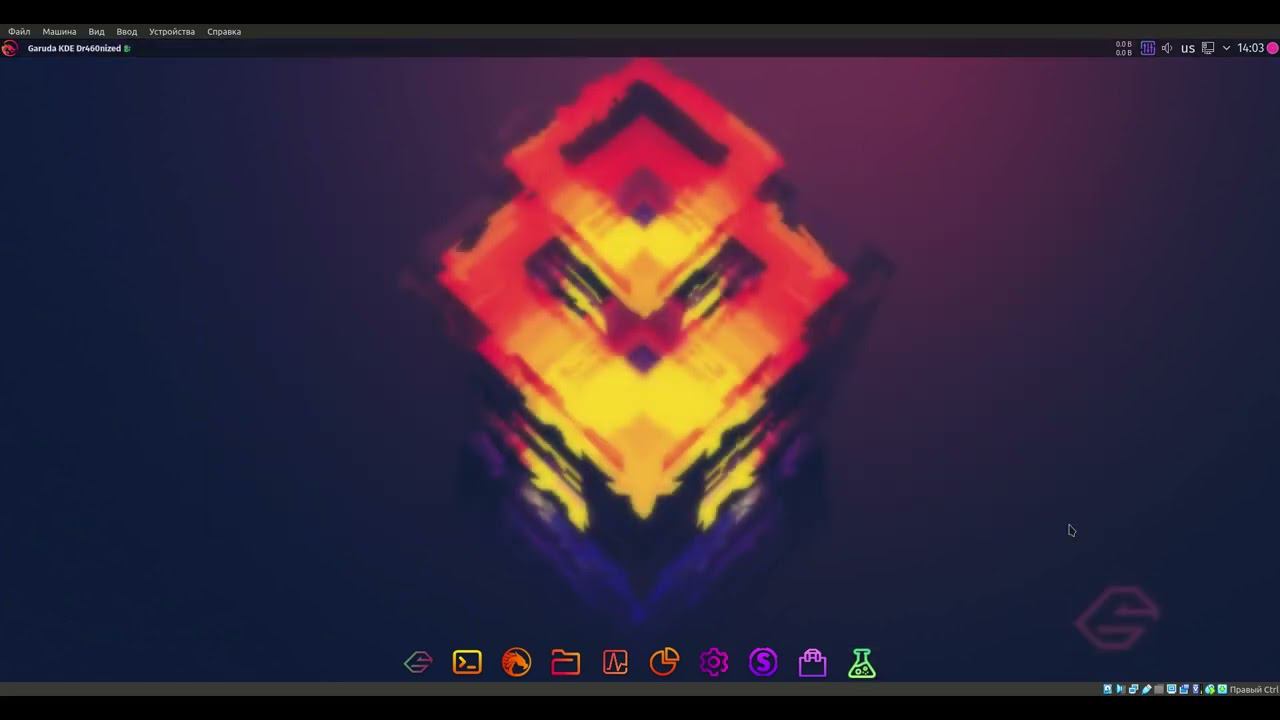 Garudo Linux - первая установка и первый взгляд! смотреть онлайн