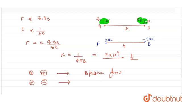 Plot a graph showing the variation of coulomb force (F) versus `((1)/(r^(2)))`, where r is the смотреть онлайн