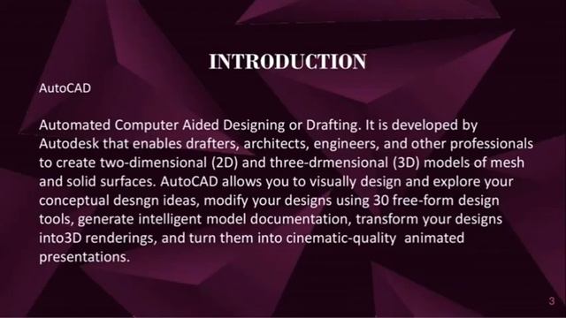 AutoCad 2D & 3D Session-1 Introduction смотреть онлайн
