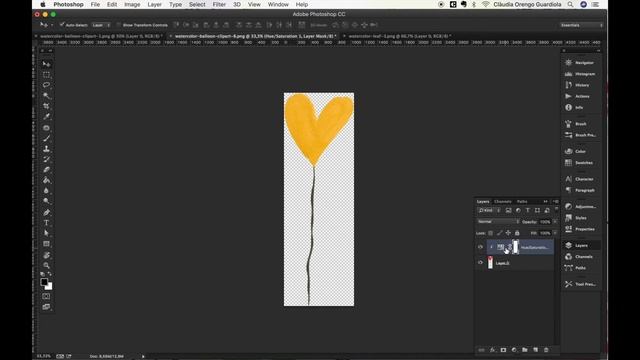 How to change watercolor color to another color with Photoshop смотреть онлайн