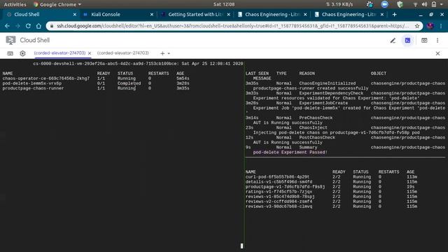 LitmusChaos Demo - Pod delete experiment смотреть онлайн