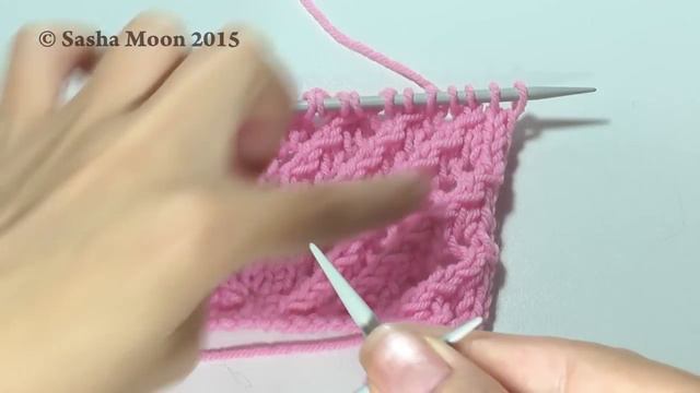 Красивый узор спицами 