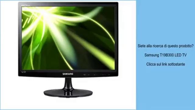 Samsung T19B300 LED TV смотреть онлайн