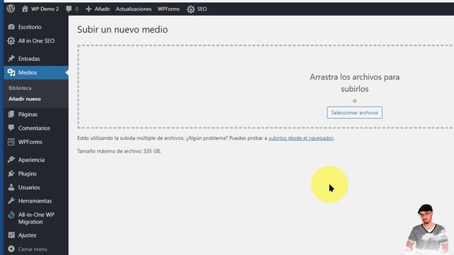 WordPress: aumenta tamaño máximo subida de archivos смотреть онлайн