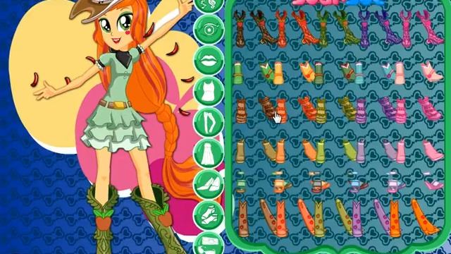 Рок прическа для Эпплджэк / Rock hairstyle for Applejack смотреть онлайн